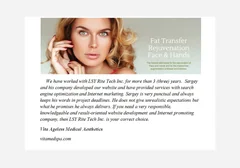 Оригинальное письмо Vita Ageless Medical Aesthetics
